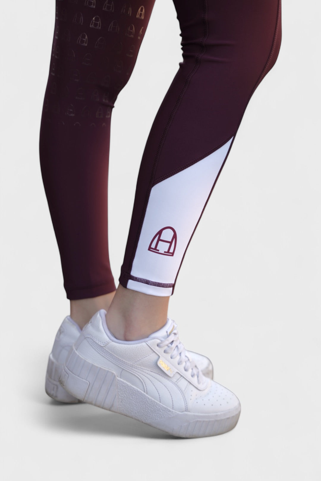 Performance Reitleggings (Burgundy)