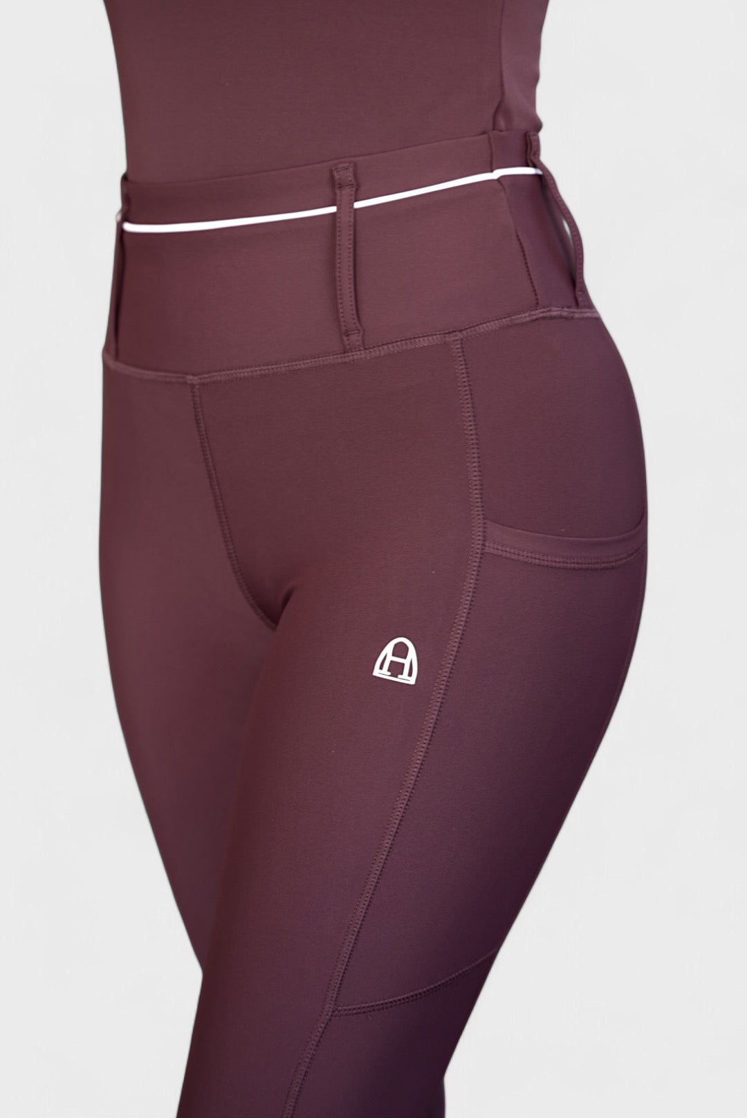 Performance Reitleggings (Burgundy)