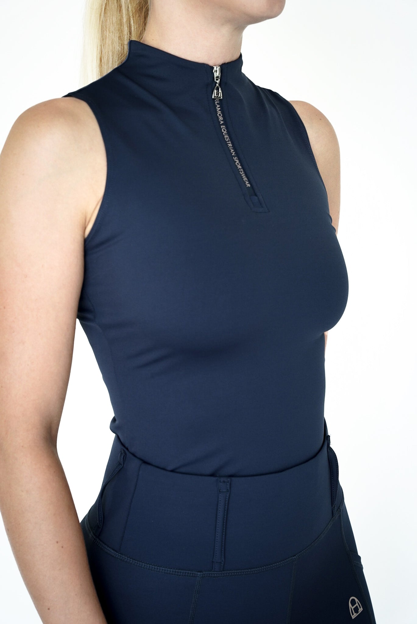 Print Baselayer Sleeveless (Navy)