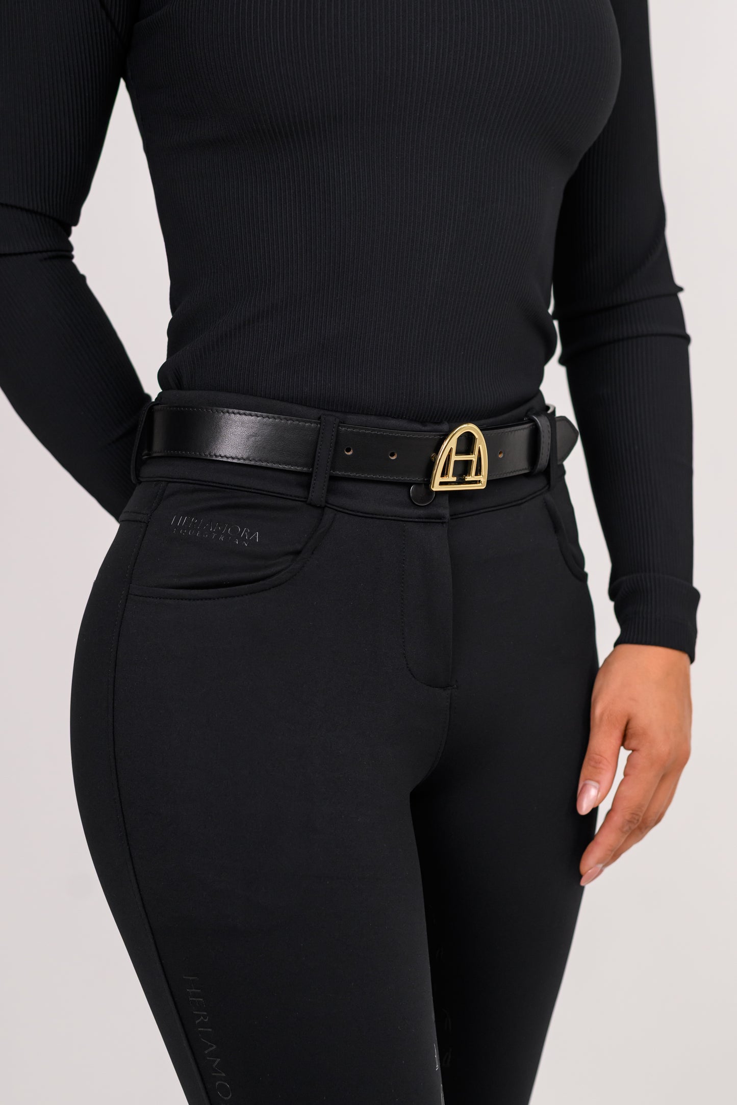 Ledergürtel (Black | Gold)