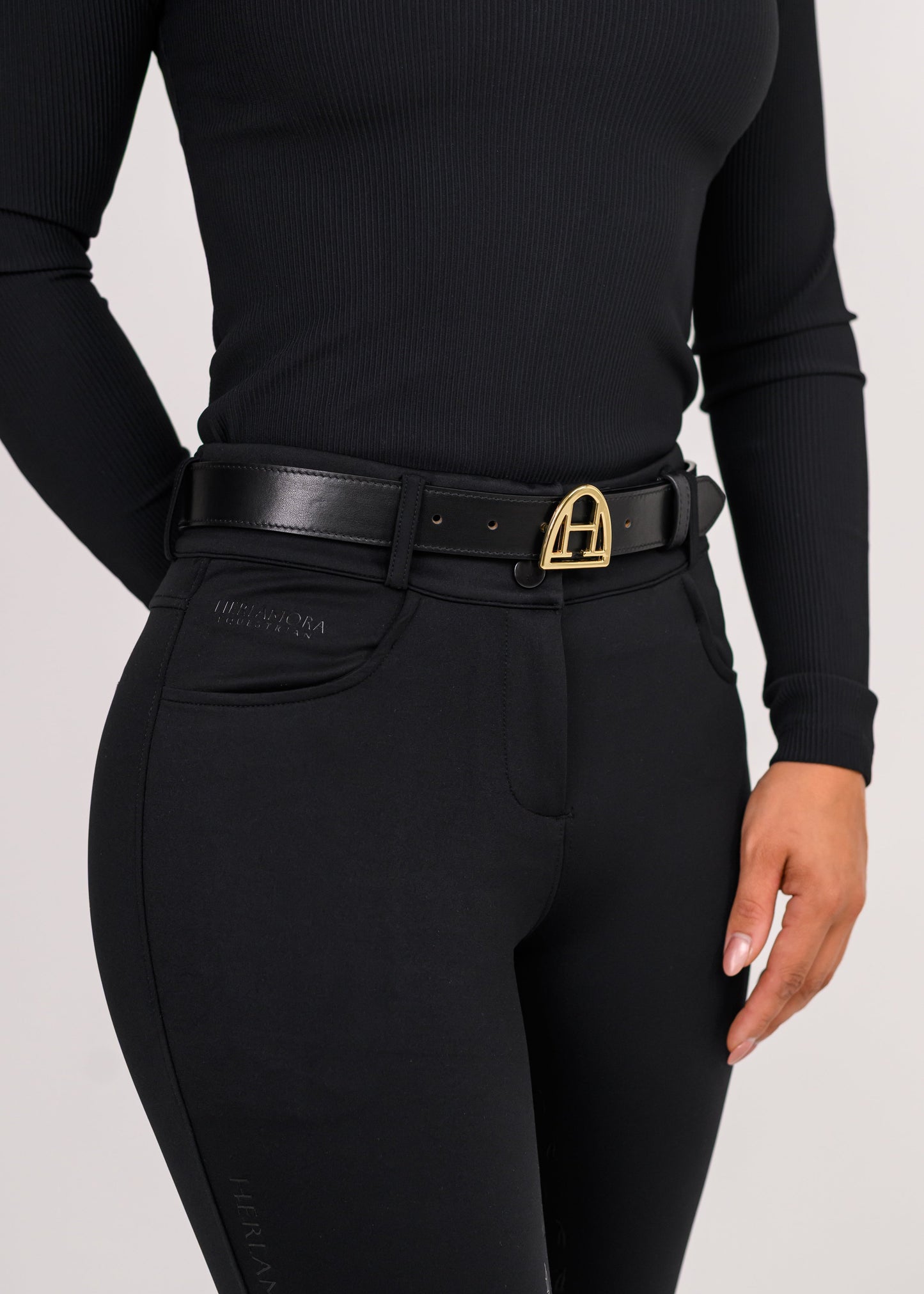 Ledergürtel (Black | Gold)