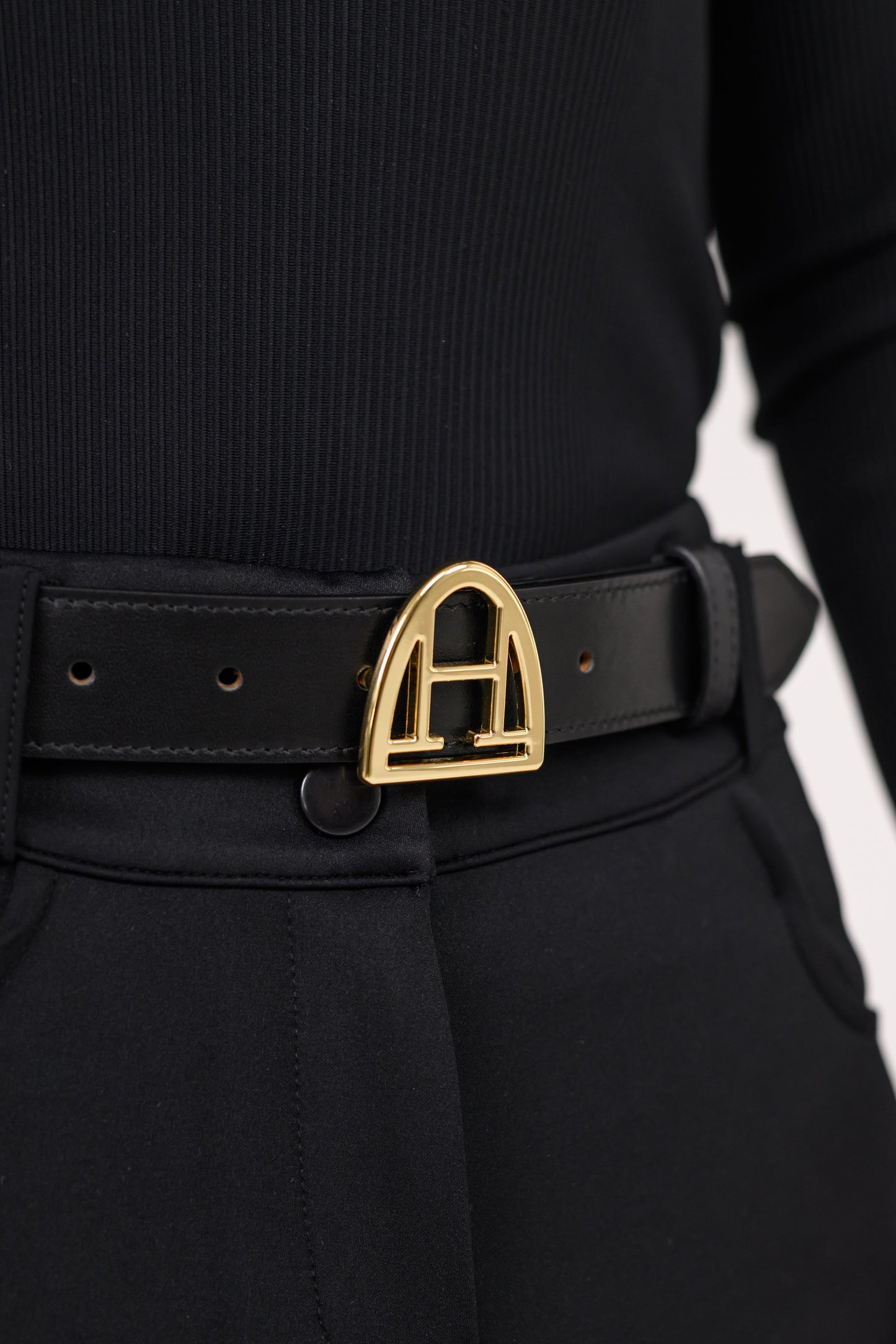 Ledergürtel (Black | Gold)