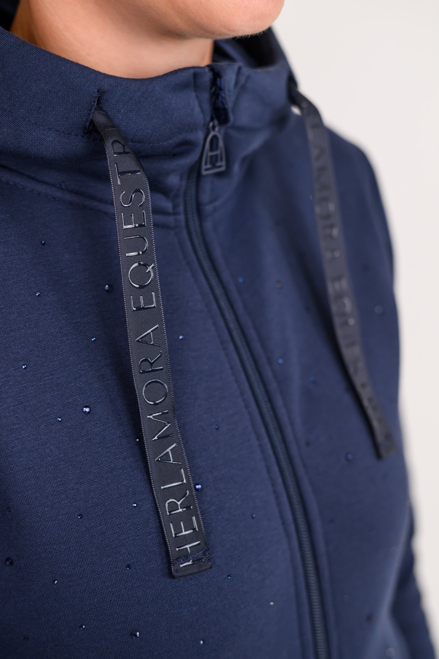 Aveline Rhinestone Jacke (Navy)