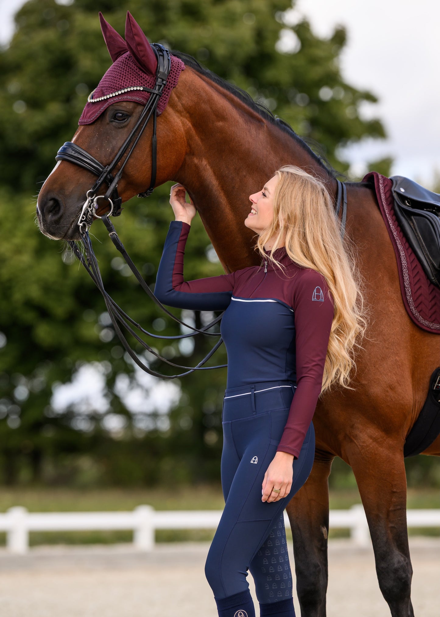 burgundy | navy