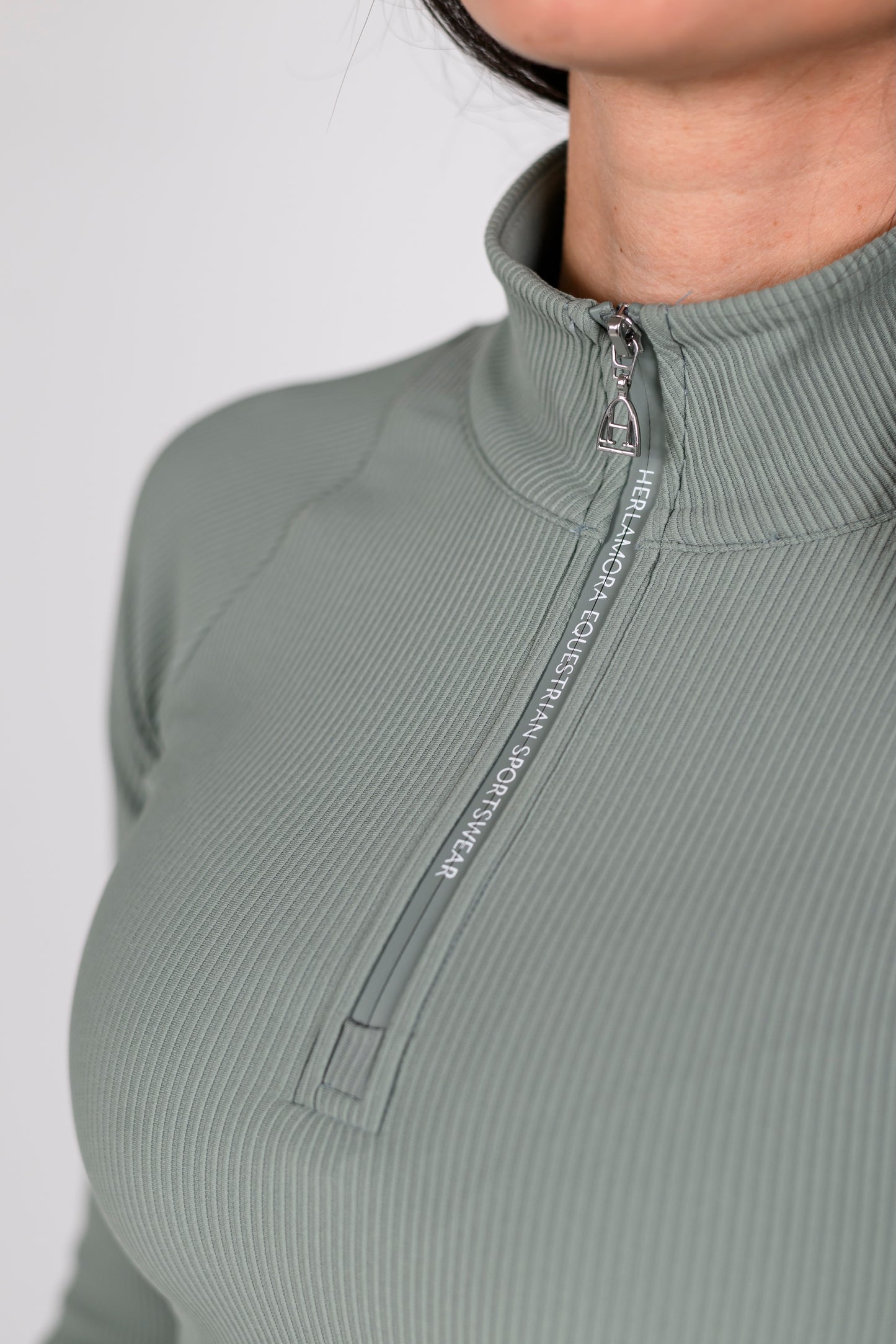 Ribbed Baselayer Longsleeve (Aquagray)