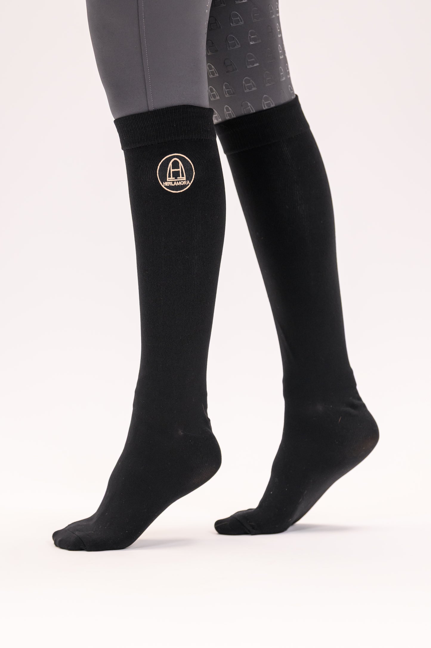 Reitsocken Black