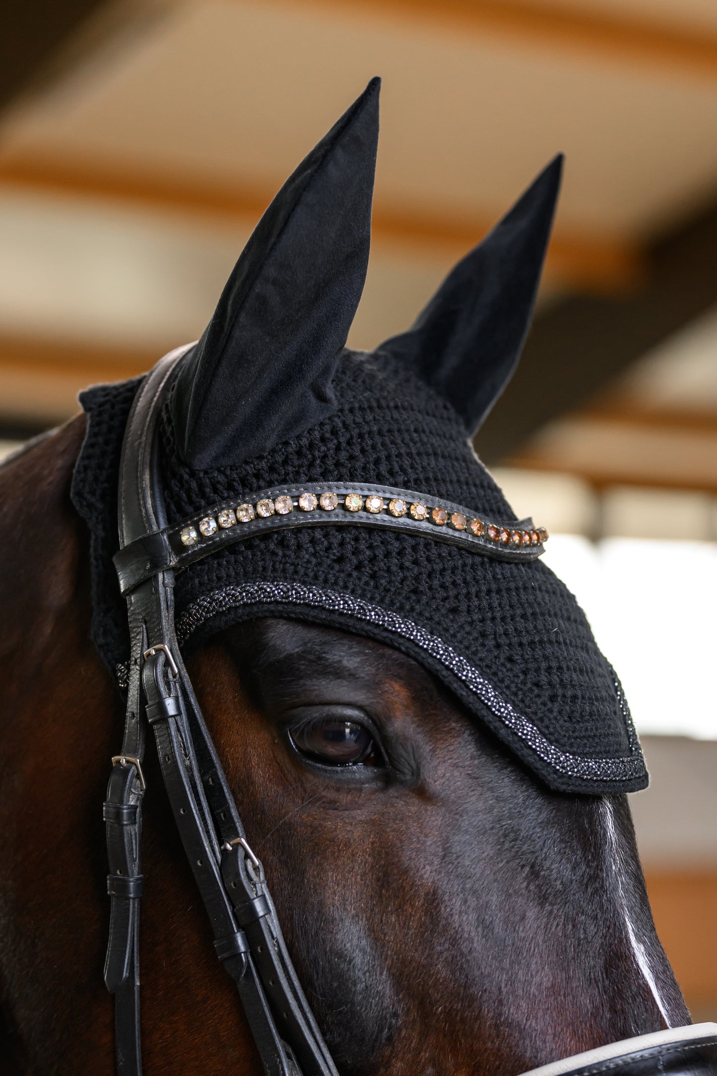 Fliegenmütze Velvet (Black)