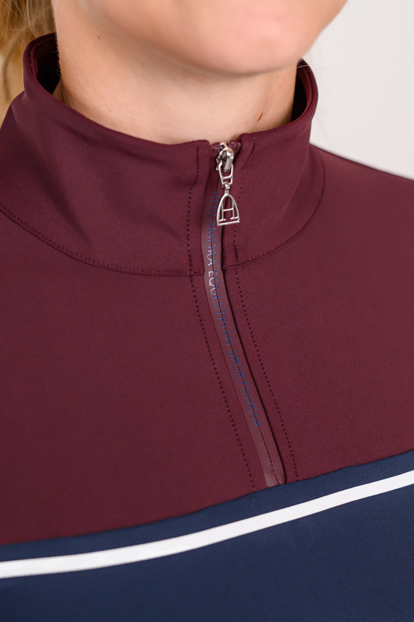 Bicolor Longsleeve (Burgundy | Navy)