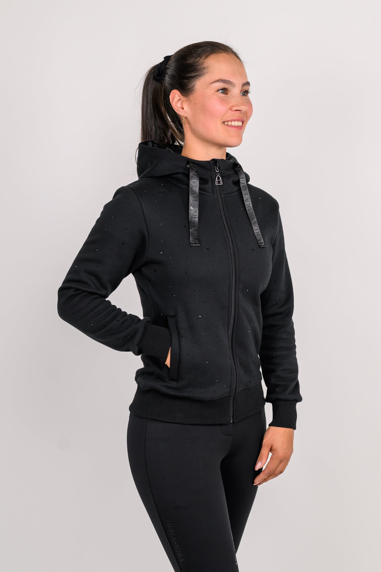 Aveline Rhinestone Jacke (Black)