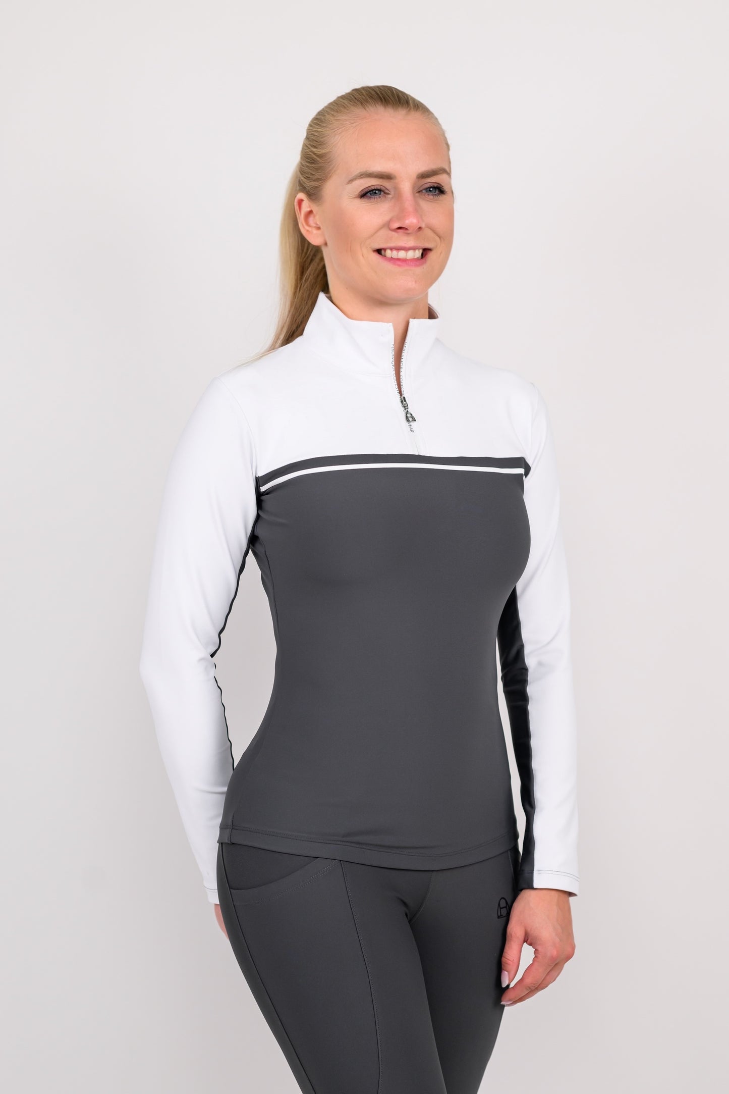 Bicolor Longsleeve (White | Gray)