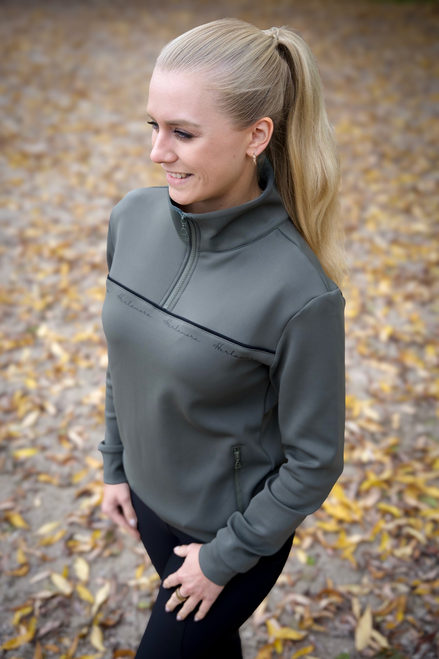 Pullover (Oliv/Black)