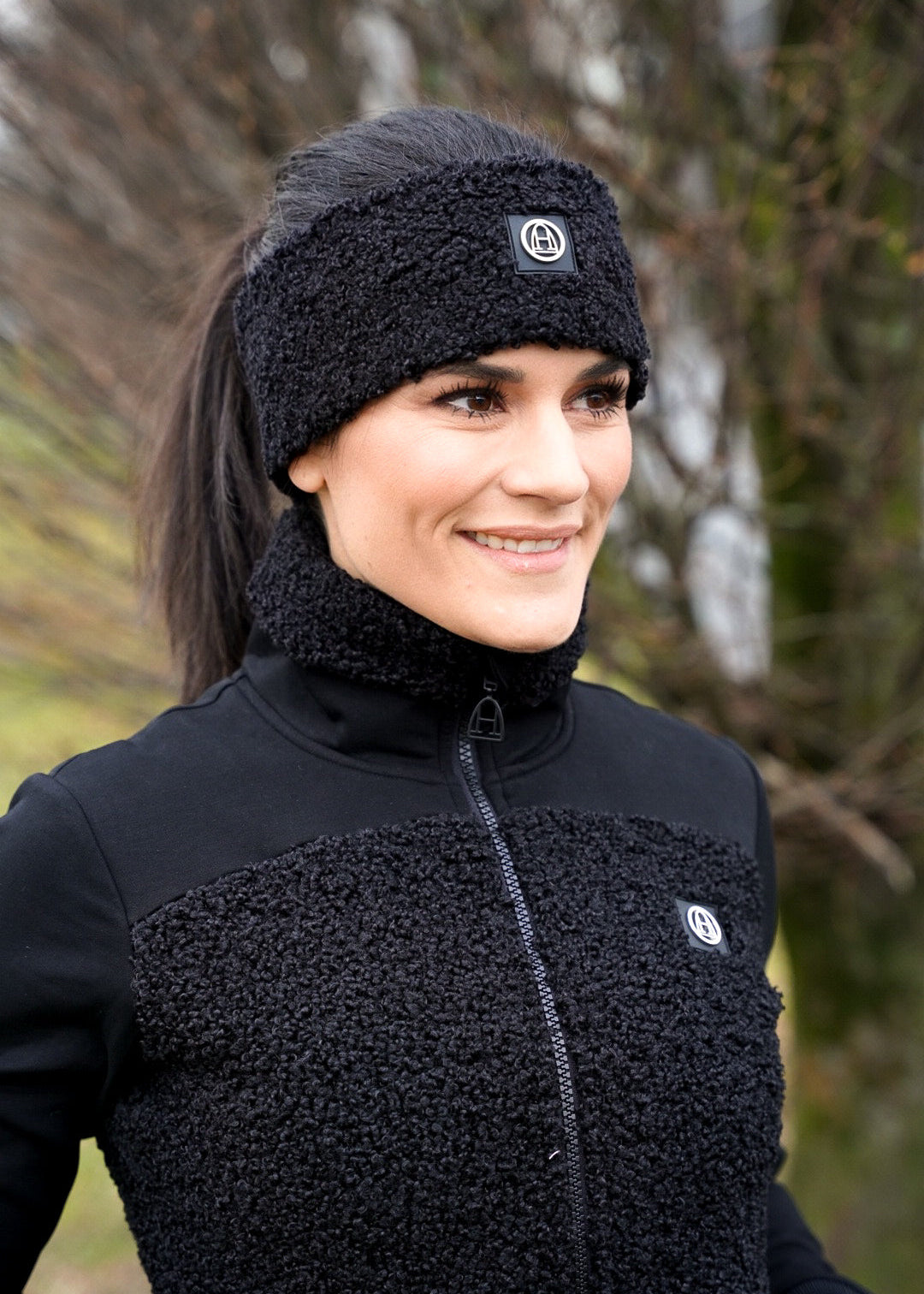 Teddy-Stirnband (Black)