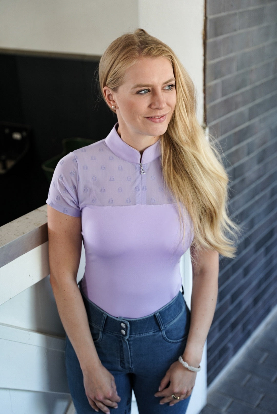 Mesh Funktionsshirt Shortsleeve (Lavender)