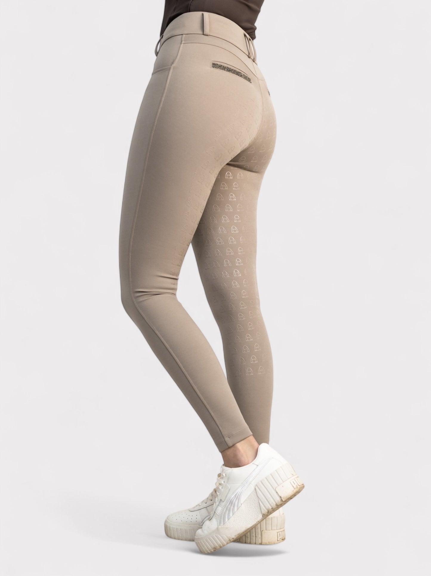 Compression Reithose Glitter (Sand)