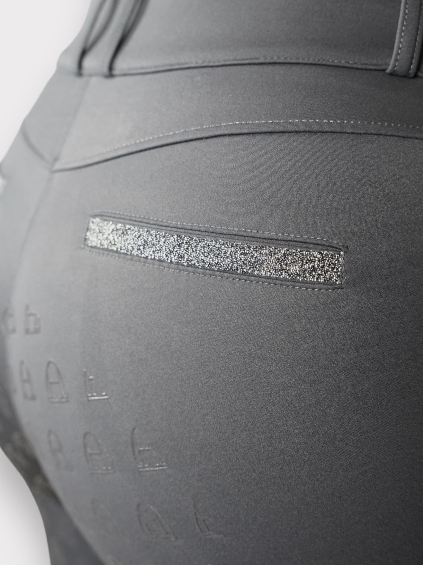 Compression Reithose Glitter (Anthrazit)