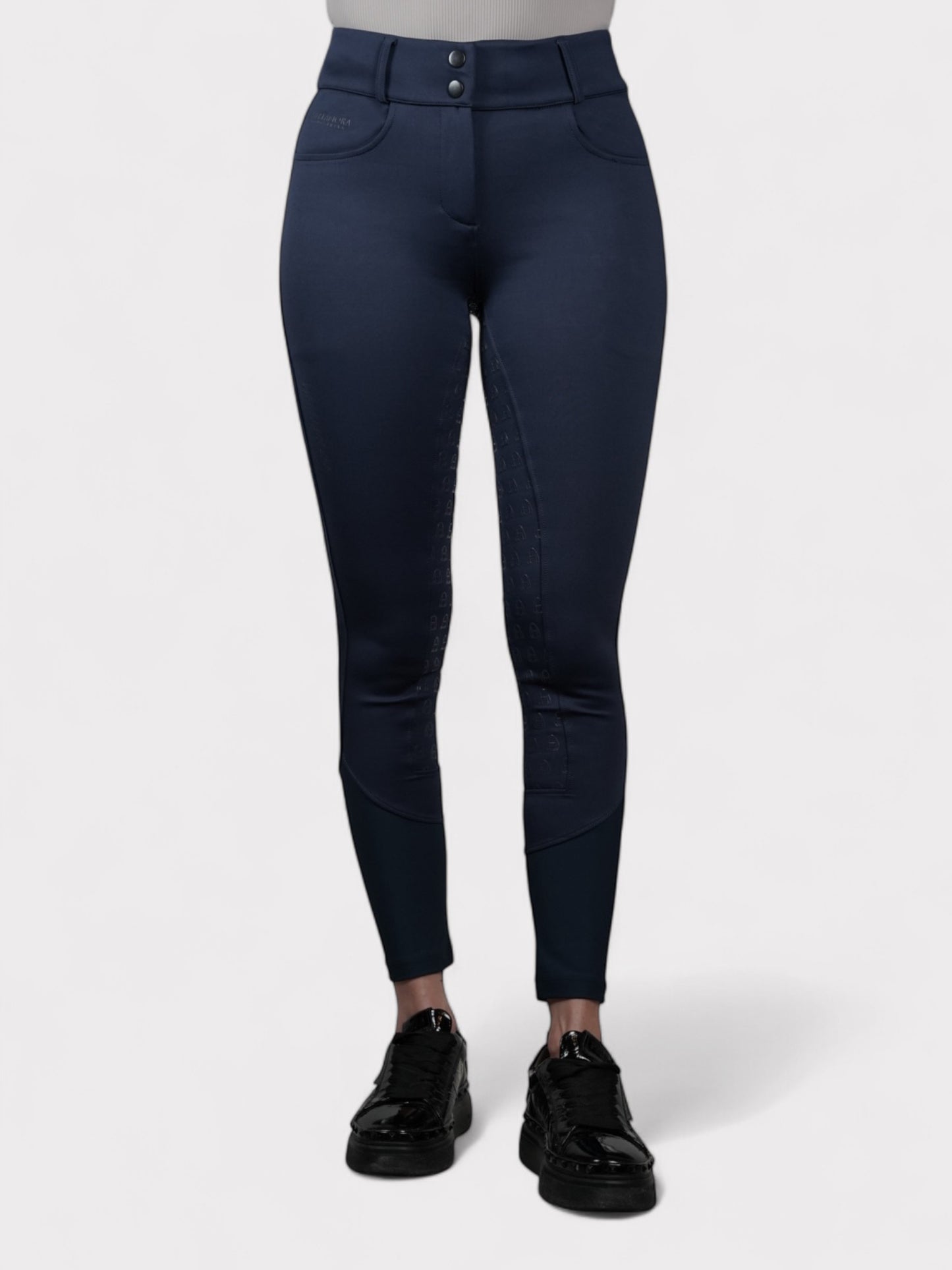 Compression Reithose Glitter (Dark Blue)