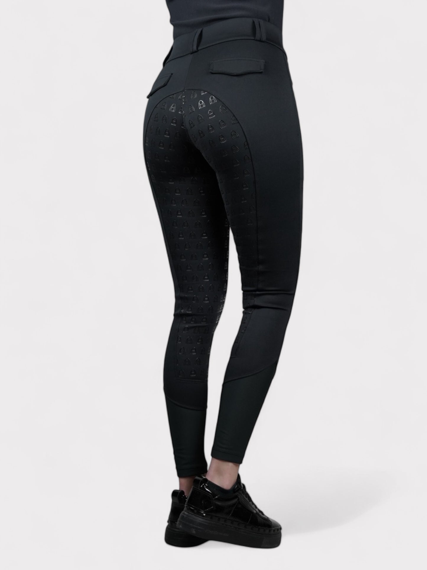 Compression Reithose Pocket (Black)