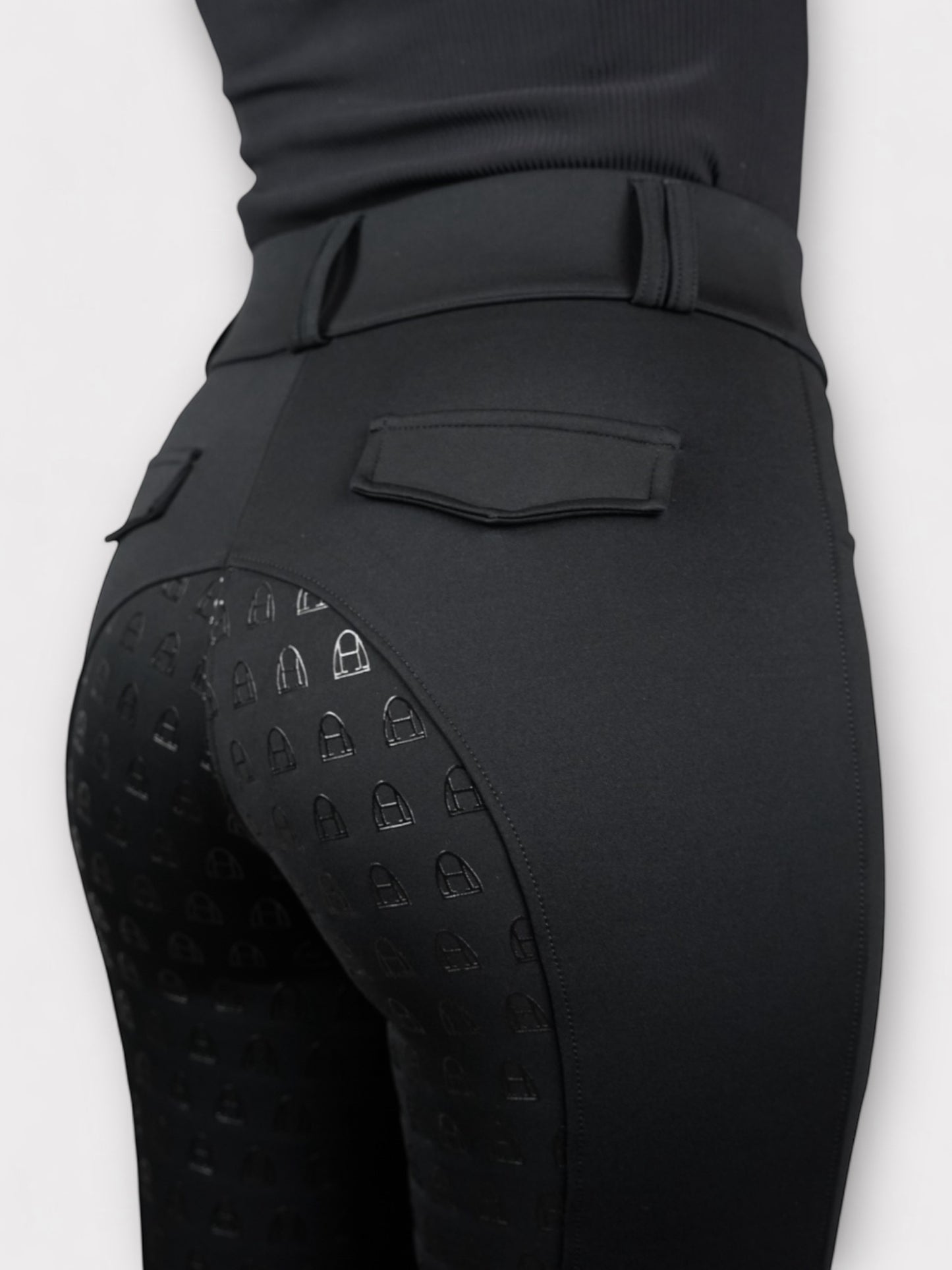 Compression Reithose Pocket (Black)