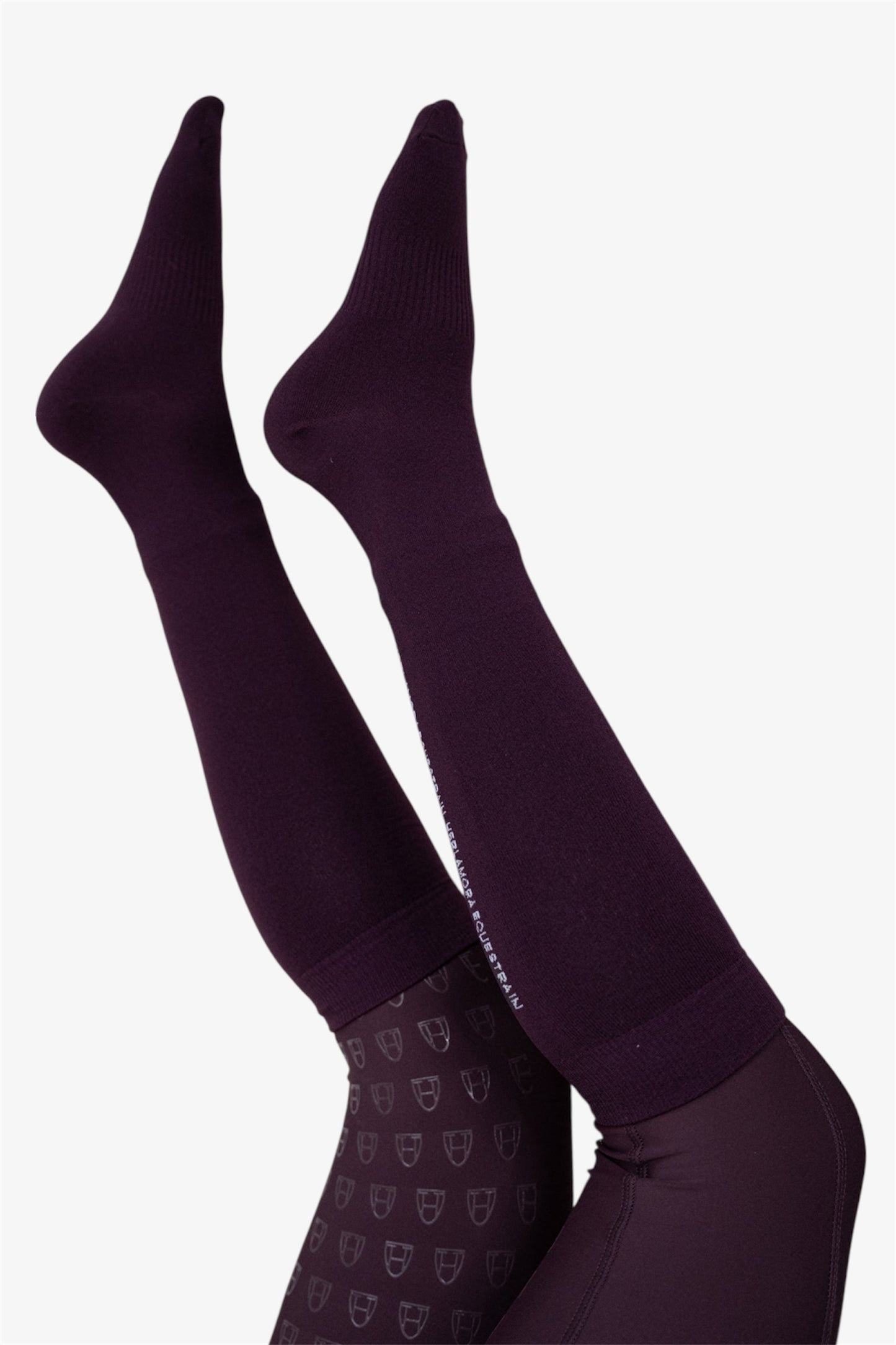 Reitsocken mit kreativem Buchstabenfehler :-) (Burgundy)