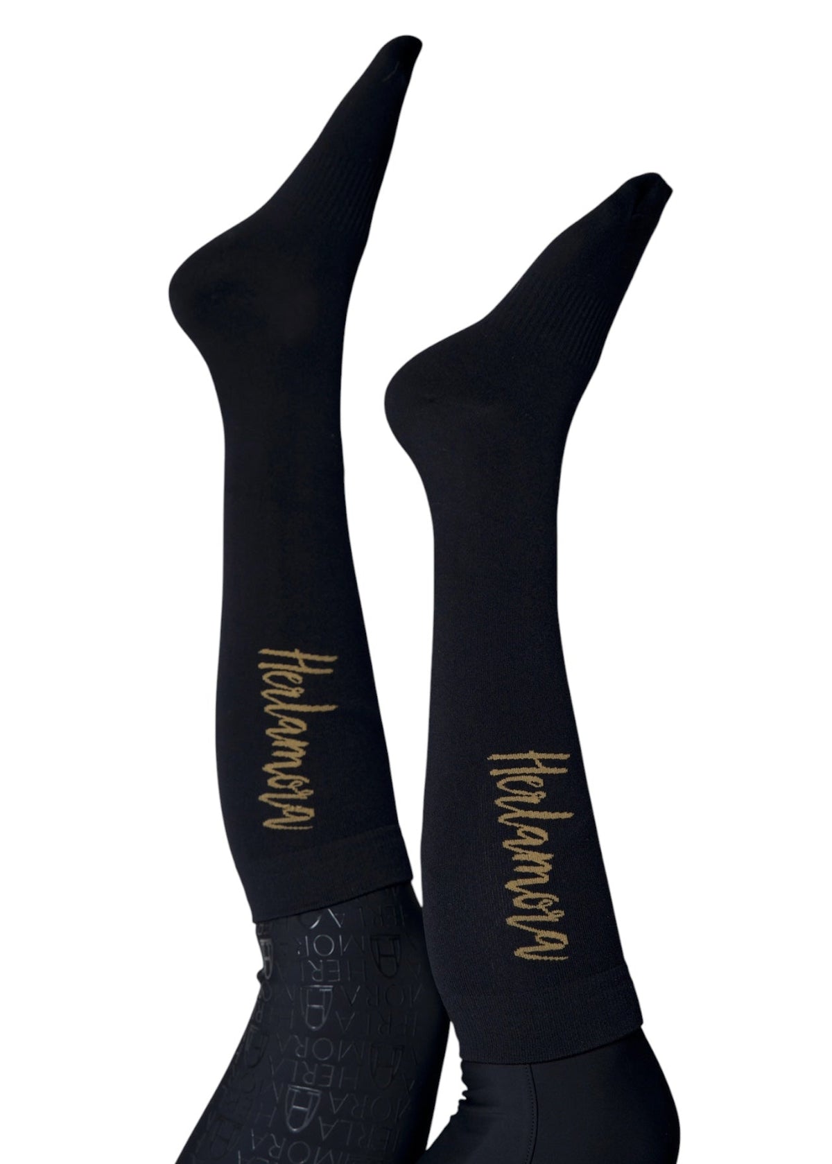 Reitsocken Signature (Black I Cognac)