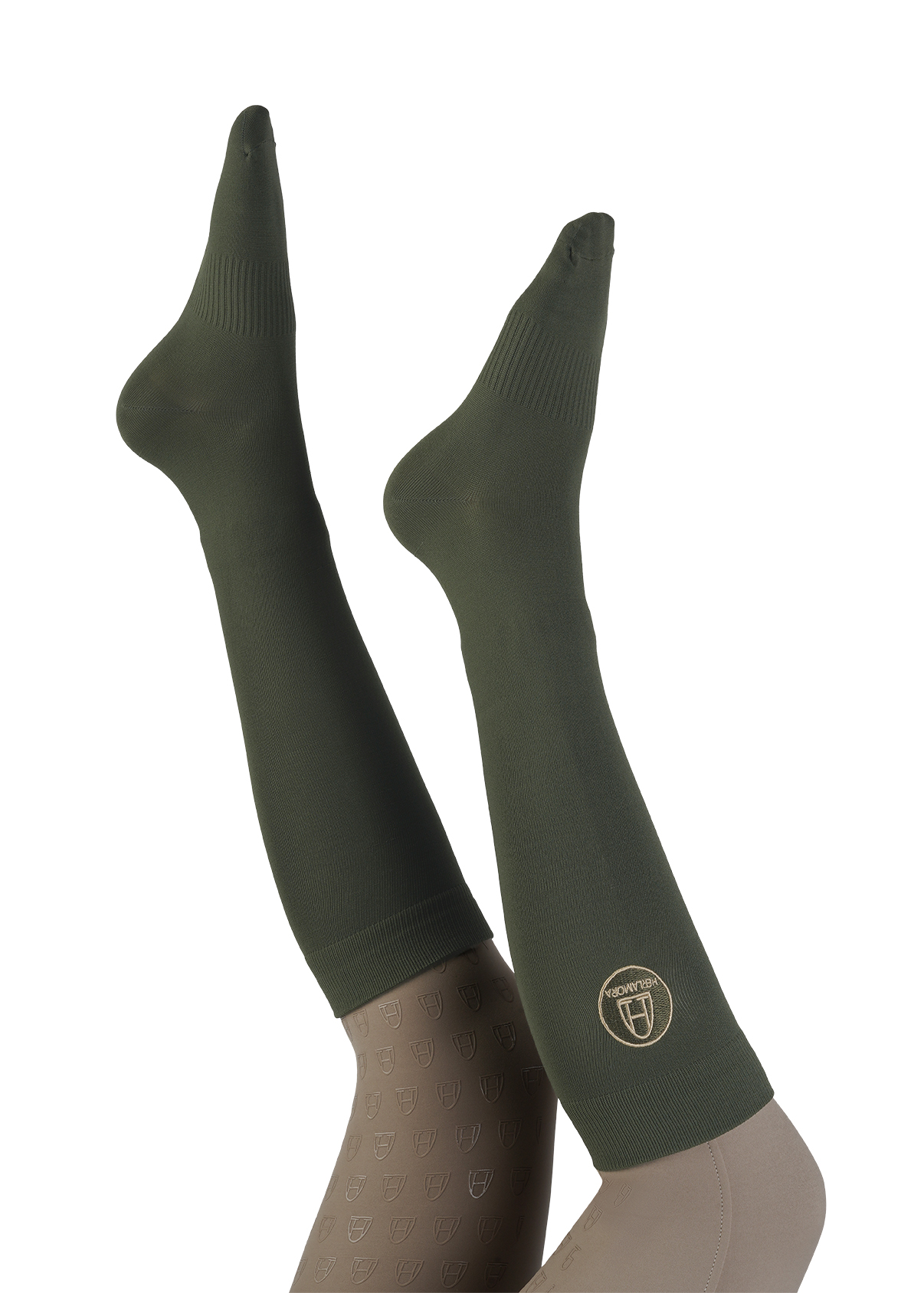 Reitsocken Patch (Oliv)