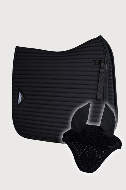 Bundle Fliegenmütze und Schabracke Glowshell (Black)