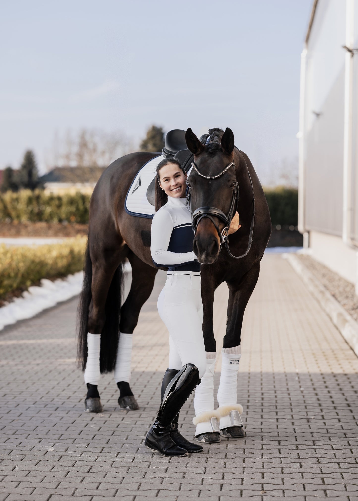 Glowshell Schabracke 2.0 (White/Navy)