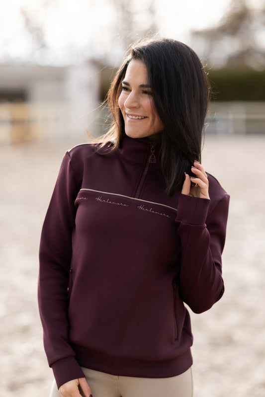 Pullover (Burgundy/Sand)