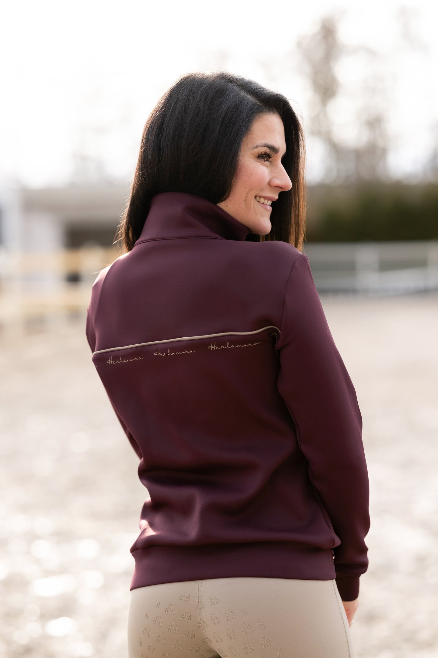Pullover (Burgundy/Sand)