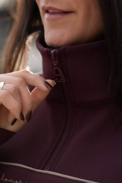 Pullover (Burgundy/Sand)