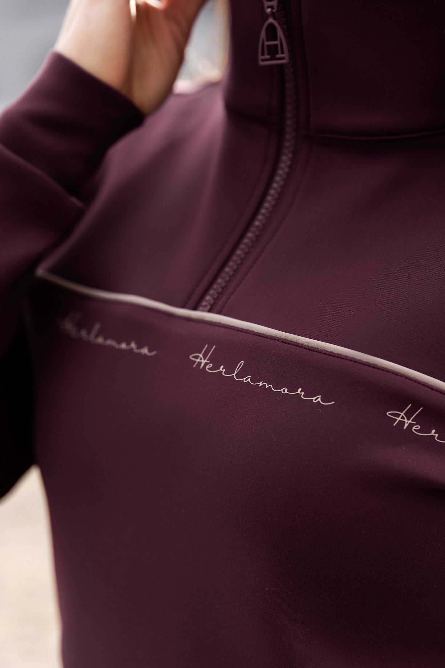 Pullover (Burgundy/Sand)