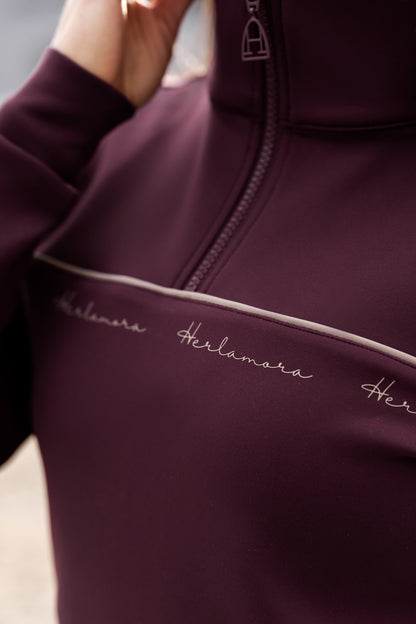 Pullover (Burgundy/Sand)