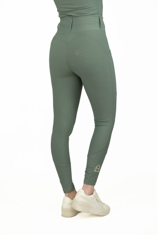 Comfort Reitleggings (Aqua Gray)