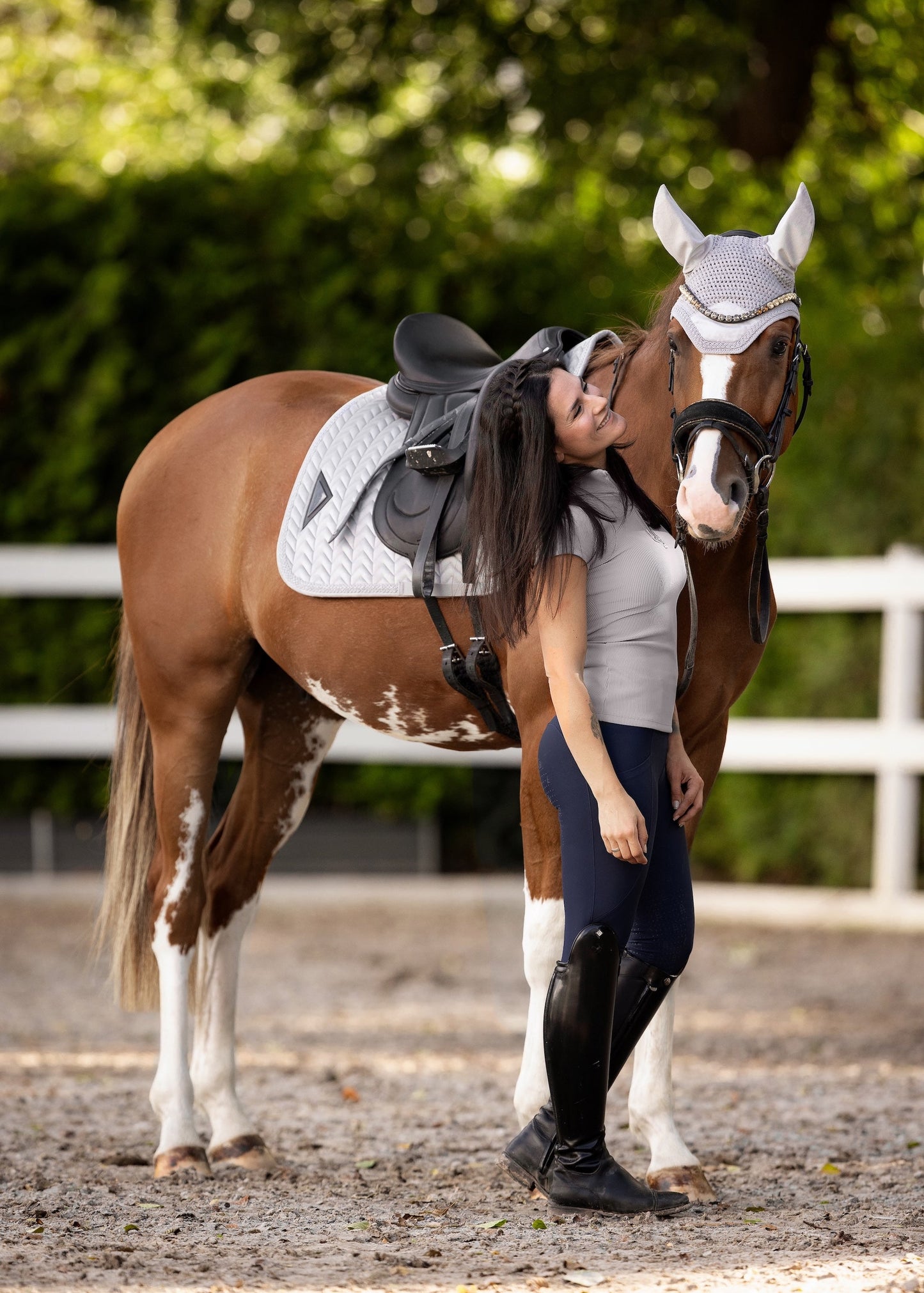 Velvet Schabracke (Light Gray)