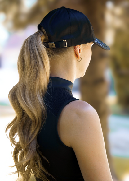 Amour Crystal Cap (Black)