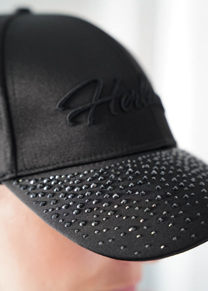 Amour Crystal Cap (Black)