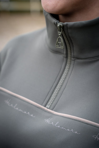 Pullover (Oliv/Sand)