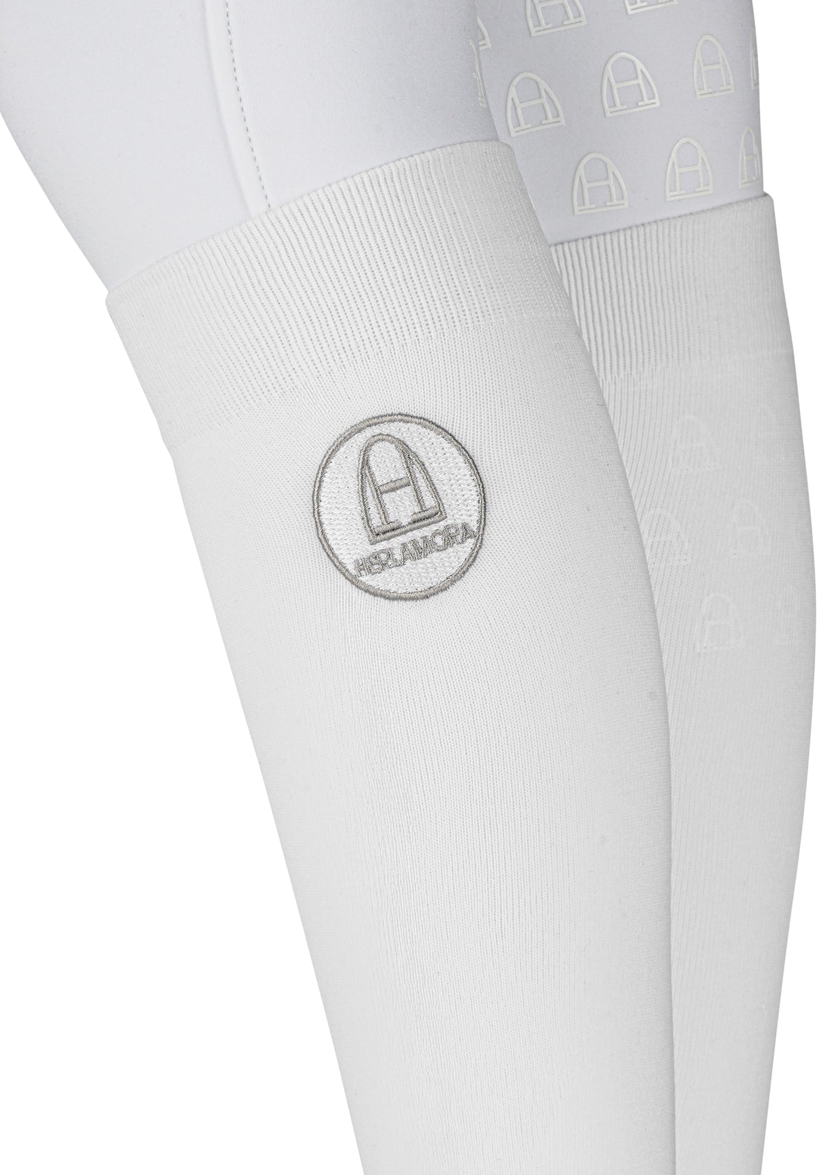 Reitsocken Patch - White