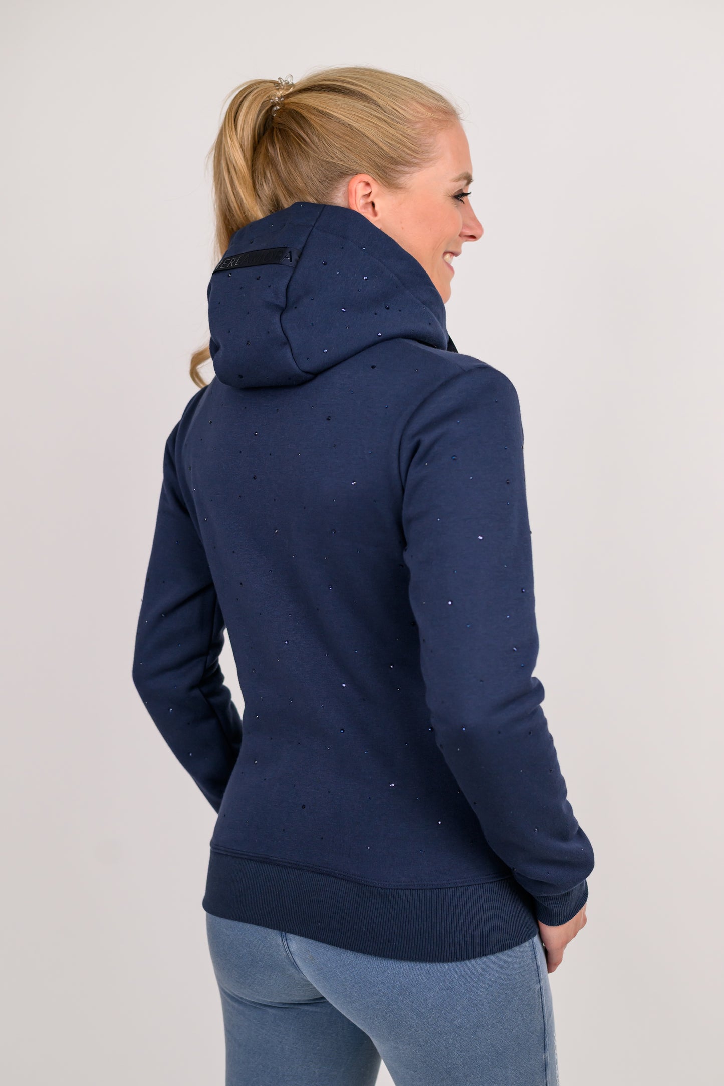 Aveline Rhinestone Jacke (Blue)