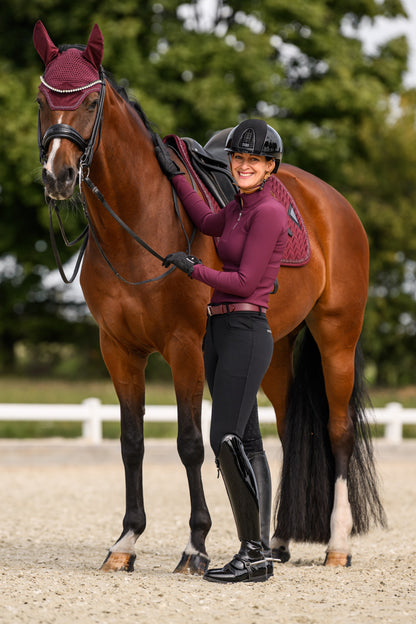 Ribbed Longsleeve (Burgundy)