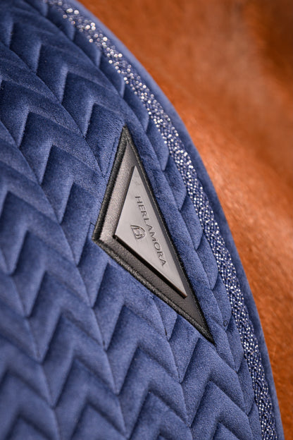 Velvet Schabracke (Navy)