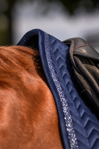 Velvet Schabracke (Navy)