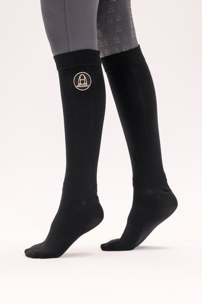 Reitsocken Black