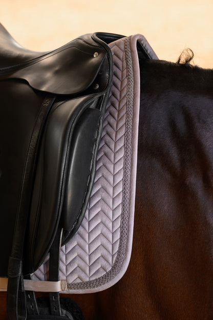 Bundle Fliegenmütze und Schabracke Velvet (Sand)