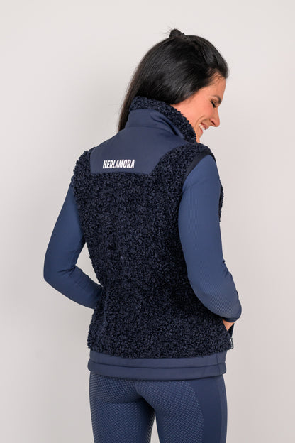 Teddyweste (Navy)