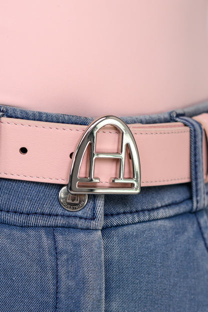 Ledergürtel (Dusty Pink | Silver)
