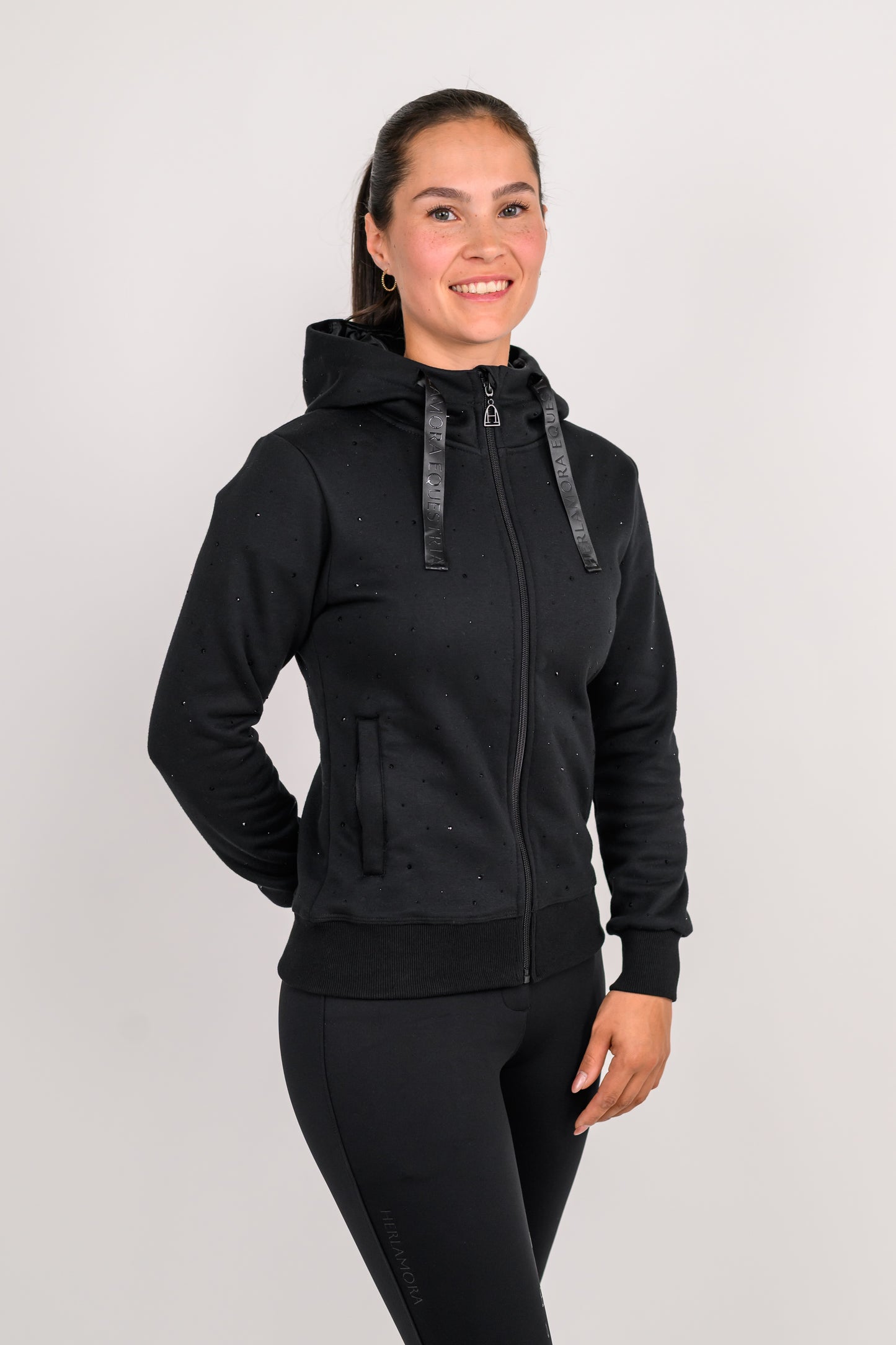 Aveline Rhinestone Jacke (Black)