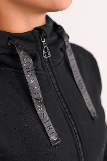 Aveline Rhinestone Jacke (Black)