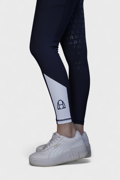 Performance Reitleggings (Blue)