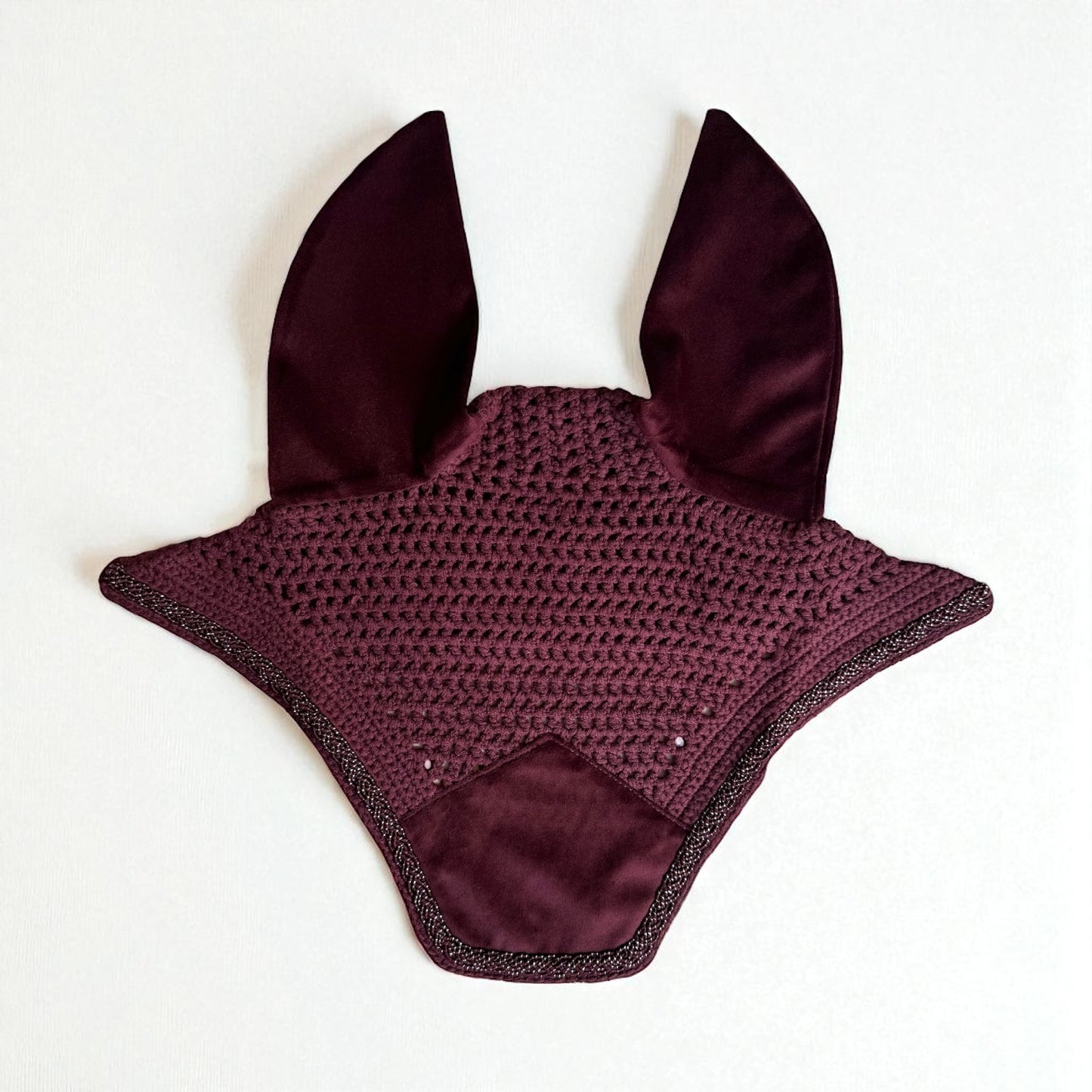 Fliegenmütze Velvet (Burgundy)